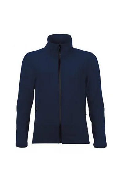Водоотталкивающая куртка из софтшелла Race с полной молнией SOL'S, темно-синий