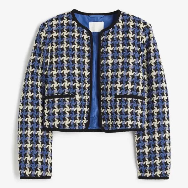Жакет H&M Textured-weave, синий