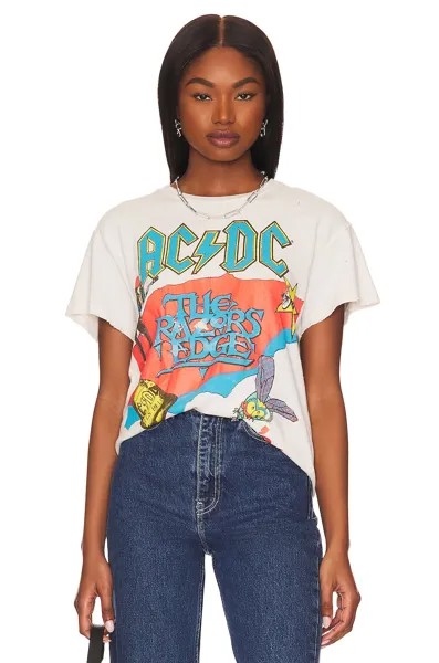 Футболка Madeworn ACDC, цвет Vintage White