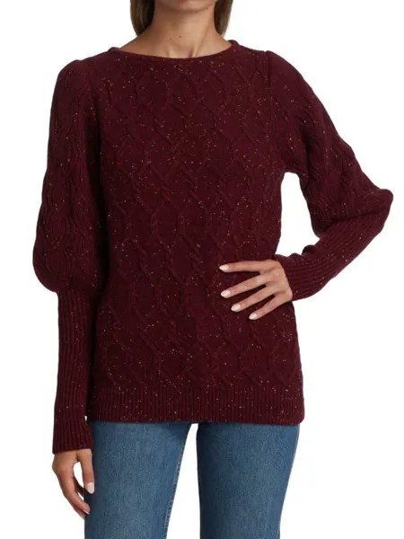 Свитер-пуловер Co из смесовой шерсти, темно-красный