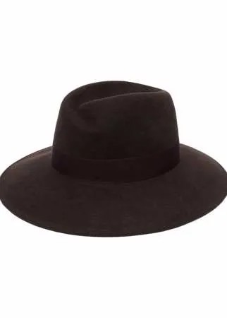 Borsalino шляпа-федора с ремешком