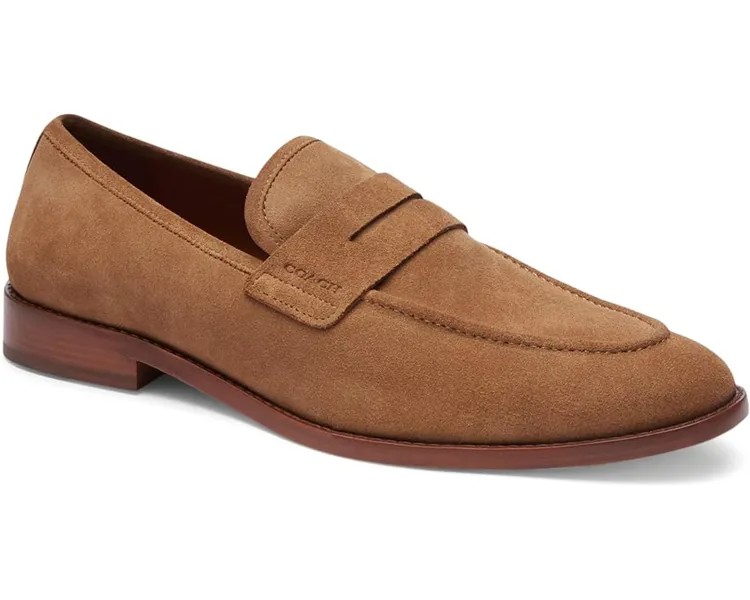 Лоферы COACH Declan Suede Loafer, цвет Coconut