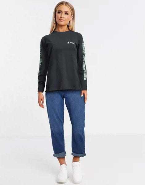 Черный лонгслив Berghaus
