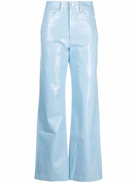 ROTATE straight-leg cropped trousers