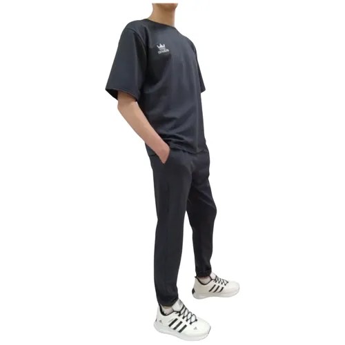 Спортивный костюм мужской Anubis fitness р-р 50 (ХL) цвет черный (брюки-футболка)
