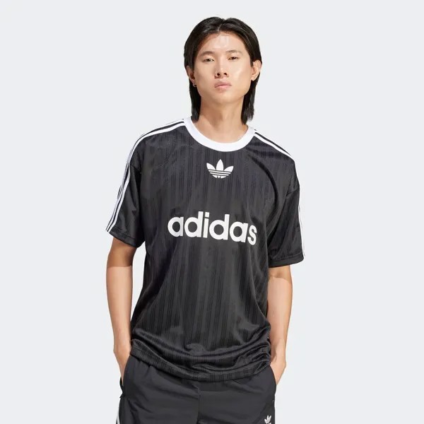 Майка adicolor 3-Stripes Jersey adidas Originals, цвет black/white