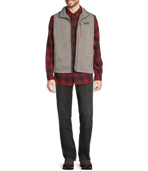 L.L.Bean Свитер Флисовый Жилет, серый