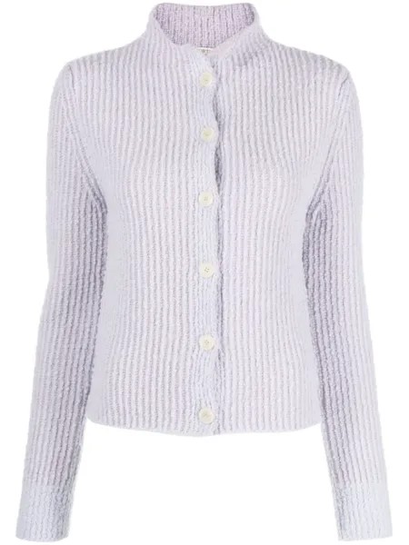Ports 1961 кардиган из смесовой шерсти в рубчик, синий
