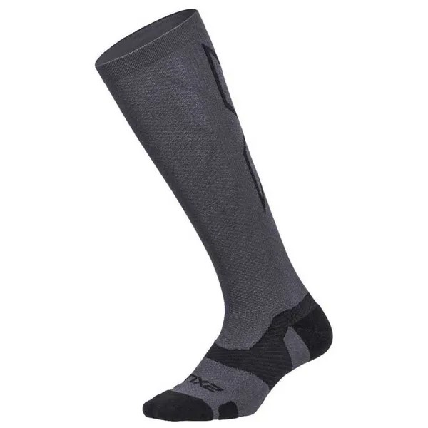 Носки 2XU Vectr Light Cushion 43- long 50 cm, серый