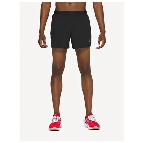 Шорты мужские спортивные ASICS 2011A769 001 ROAD 5IN SHORT , размер XL, Рост 186 см, черный