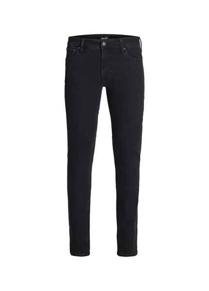 Черные мужские джинсовые брюки Skinny с низкой талией Jack & Jones