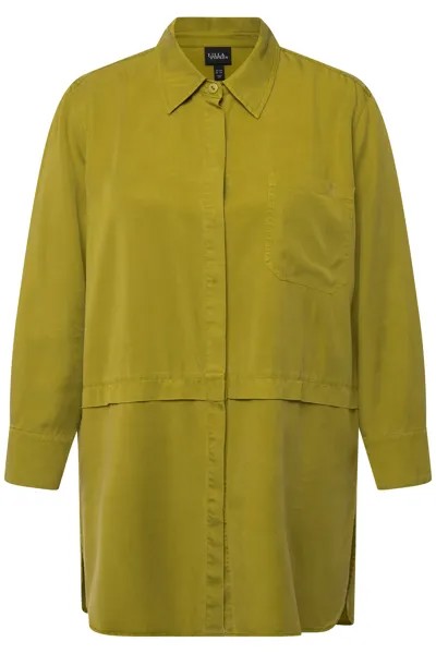 Блуза Ulla Popken Hemd, оливковый