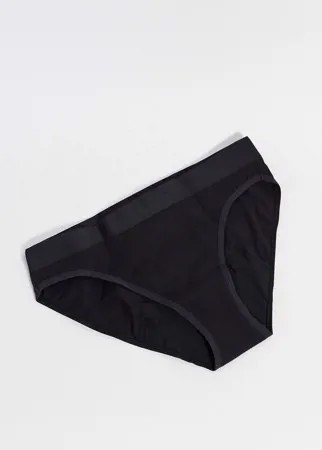 Черные трусы бикини для менструаций Thinx-Черный цвет