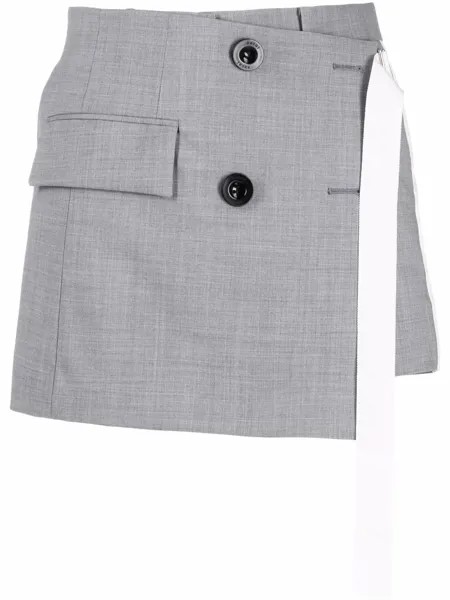 Sacai шорты с запахом