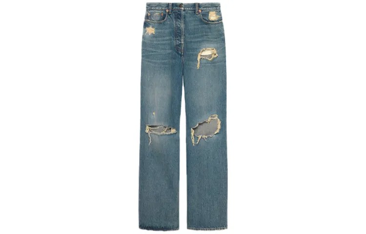GUCCI Женские джинсы, цвет Blue
