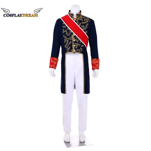 Мужская Королевская военная форма 18-го века, костюм для смокинга в средневековом стиле, пиджак для смокинга в стиле колоколоний, японский ми...