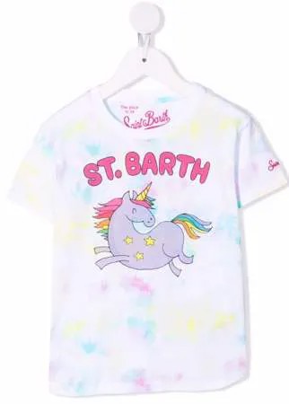 MC2 Saint Barth Kids футболка с принтом и логотипом