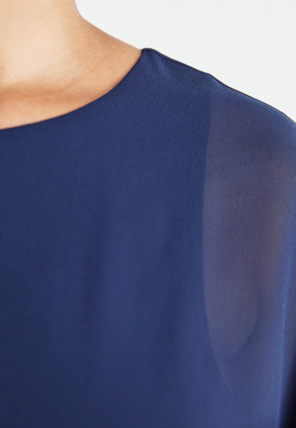 Бальное платье VIJILL O NECK ANKEL DRESS VILA, темно-синий