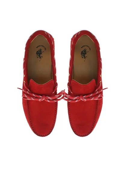 Топсайдеры RIVER U.S. Polo Assn., красный