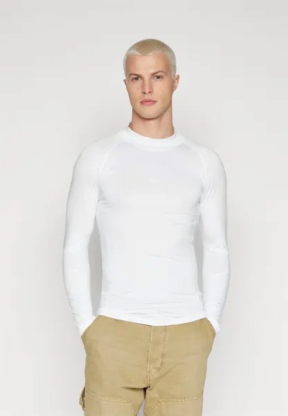 Футболка с длинными рукавами Long Sleeve Muscle Fit Sports Top Unisex YOURTURN, белый