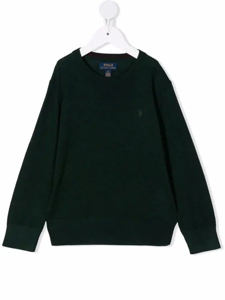 Ralph Lauren Kids джемпер с вышитым логотипом