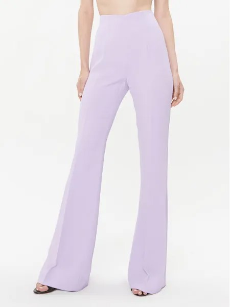 Тканевые брюки стандартного кроя Twinset, фиолетовый