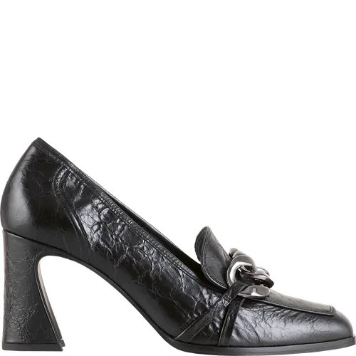Туфли Hogl, размер 3,5 UK, серебряный, черный