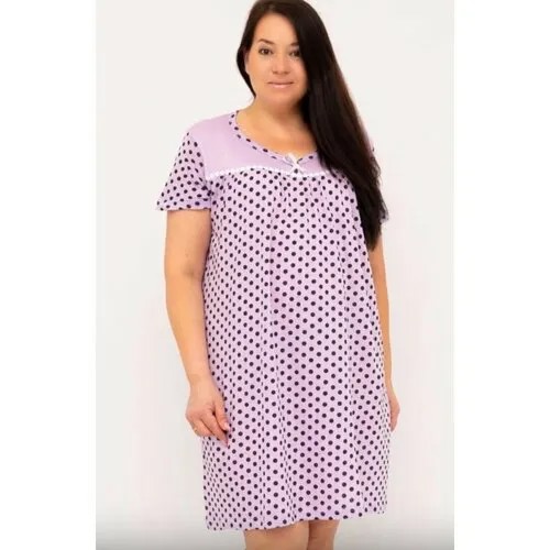 Сорочка , размер 48-50, фиолетовый