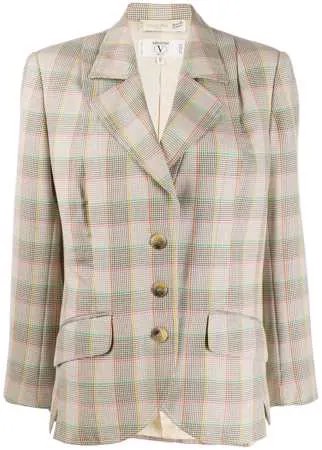 Valentino Pre-Owned клетчатый пиджак 1980-х годов
