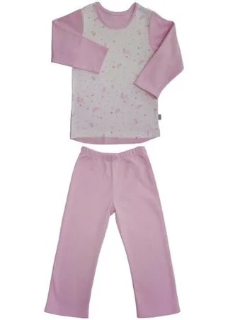 Пижама Наша мама размер 110, розовый/белый