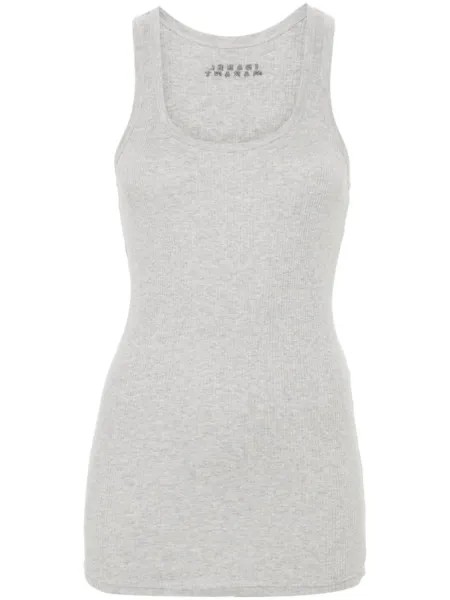 ISABEL MARANT топ Tysha в рубчик, белый