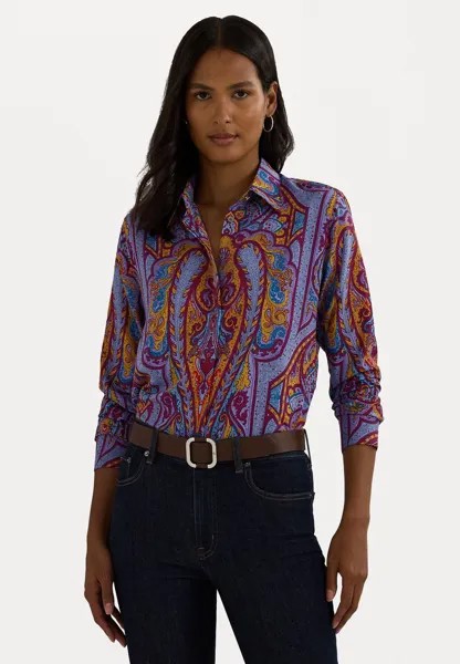 Рубашка-блузка CLASSIC FIT PAISLEY CREPE SHIRT Ralph Lauren, розовый
