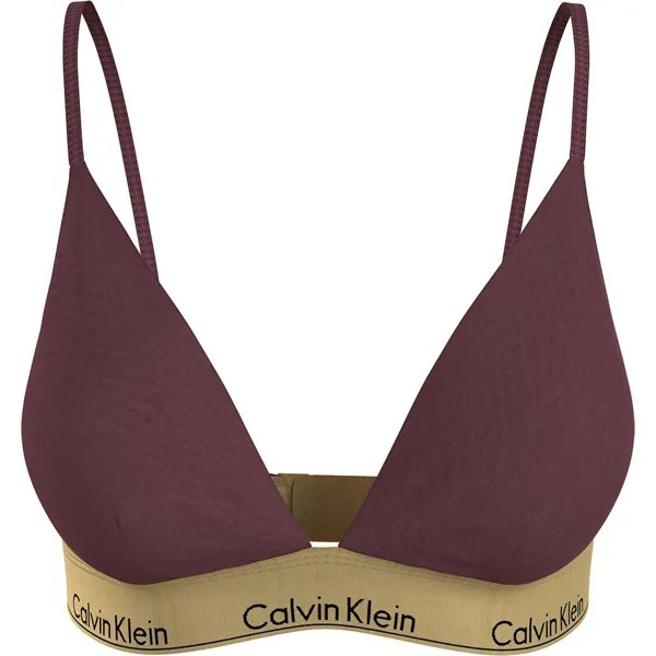 Бюстгальтер Calvin Klein Unlined Triangle Bra, фиолетовый