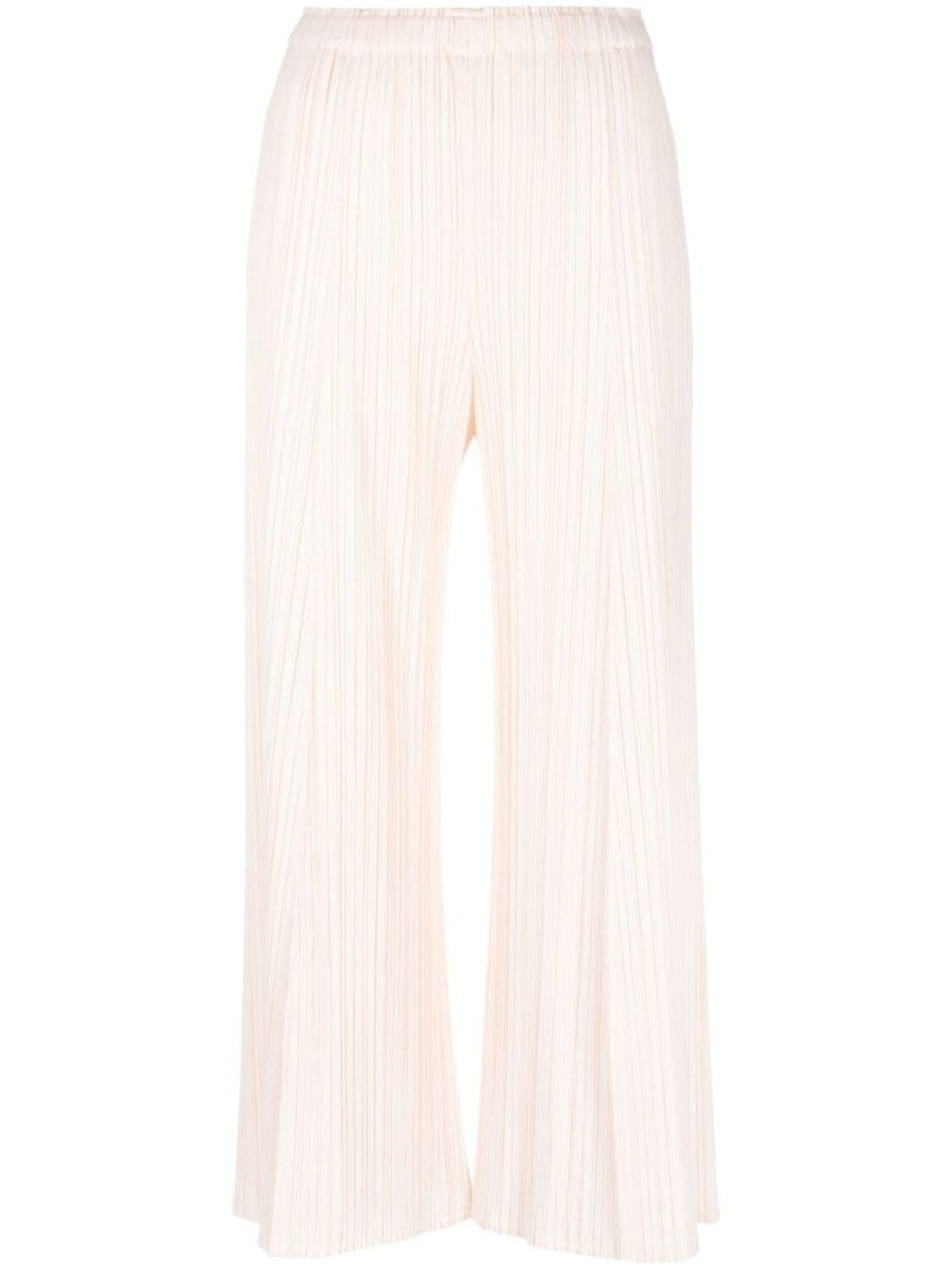 Pleats Please Issey Miyake укороченные брюки Mellow со складками, розовый