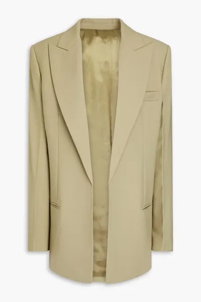 Саржевый пиджак Helmut Lang, зеленый шалфей