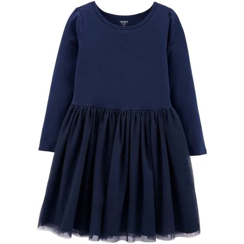 Carter's Картерс Платье-пачка , размер 10 лет, цвет-синий, 100 % хлопок