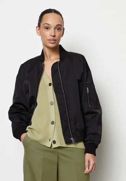 Куртка-бомбер HEM WELT POCKETS ZIPPER POCKET ON SLEEVE Marc O'Polo, цвет black