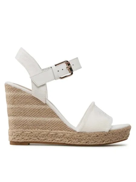 Эспадрильи Ecru Denim Wedge Sandal Tommy Hilfiger, экрю