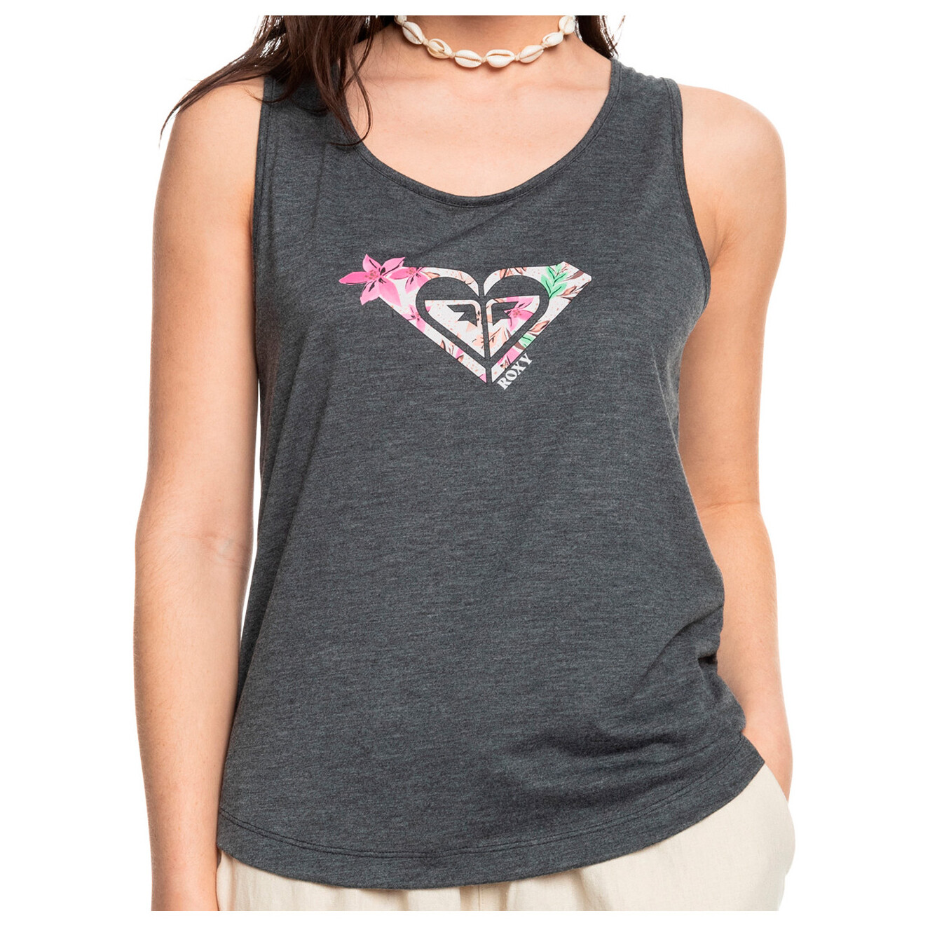 Топ Roxy Women's Losing My Mind Tank, цвет Anthracite
