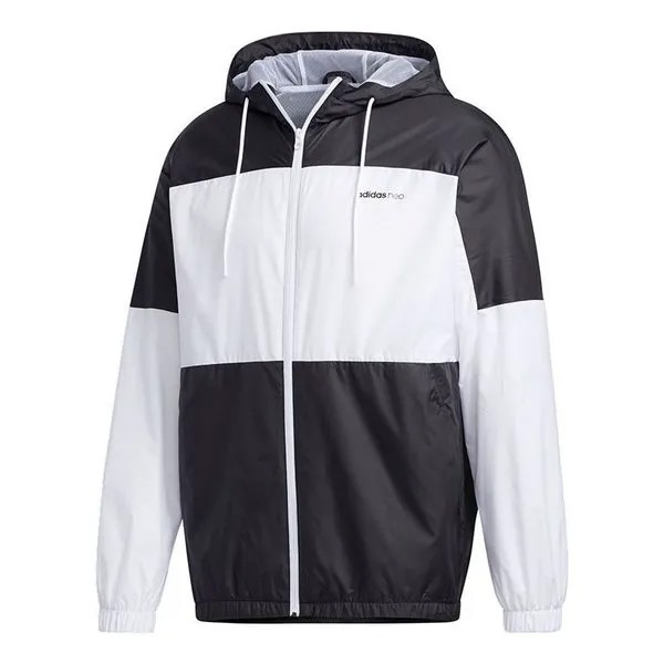 Ветровки neo w esntl 3s wb sport coat Adidas, черный