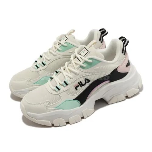 Fila Filament Whtie Green Women Casual LifeStyle Shoes Кроссовки