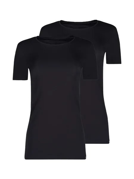 Майка Skiny 2er Pack Shirt kurzarm, черный