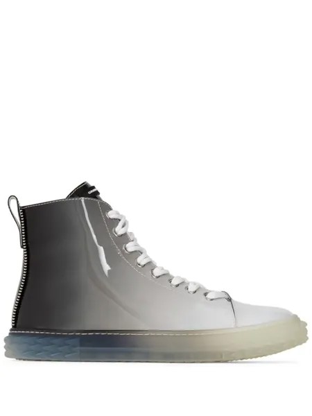 Giuseppe Zanotti высокие кеды Blabber, серый