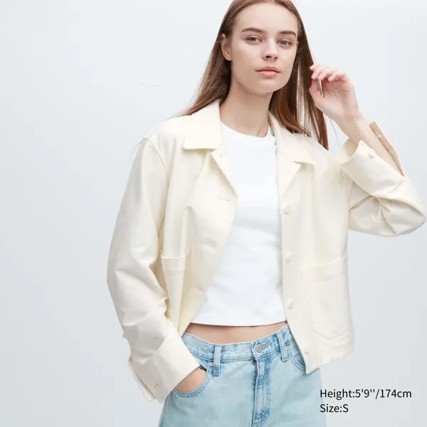 Жакет женский UNIQLO 456089COL01 белый XS (доставка из-за рубежа)