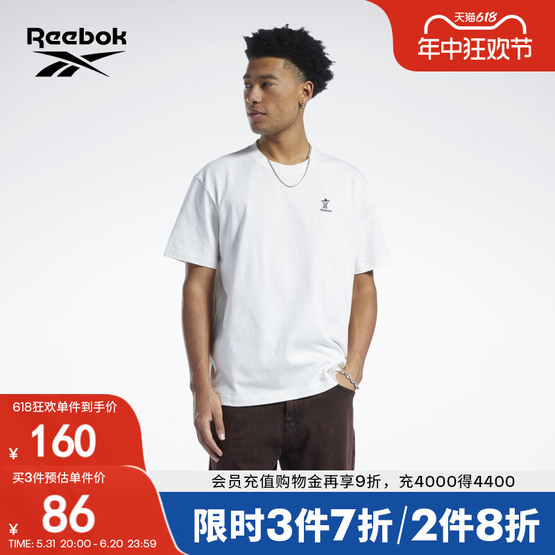 Футболка классическая Reebok, черный