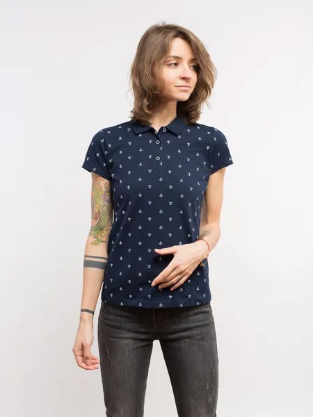 Рубашка женская STOLNIK TW0859 к/р (L, Темно-Синий)