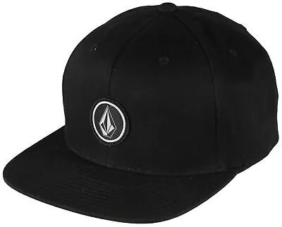 Кепка Volcom из твила Quarter Snapback — черная — новинка