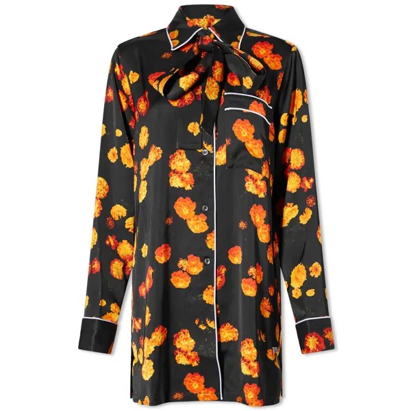 Рубашка Wales Bonner Hope Shirt, цвет Marigold Flowers