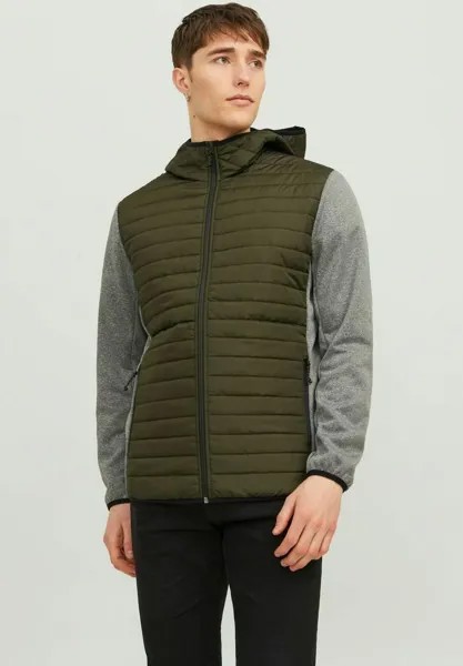 Куртка межсезонная JJEMULTI QUILTED NOOS Jack & Jones, канифоль