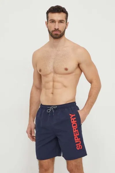 Плавки Superdry, темно-синий